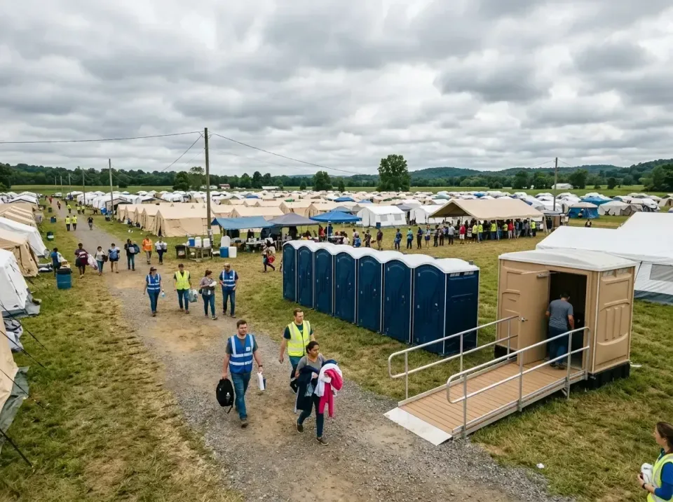 disaster-relief-camp-restrooms-010 — frequently asked questions, Dumpster & Portable Bathrooms Rental in Woodland Beach, MI